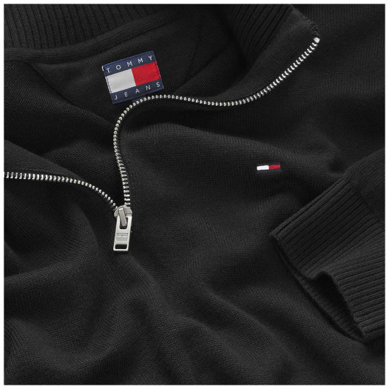 Tommy Hilfiger Ανδρική πλεκτή μπλούζα Slim Essential Light 1/4 Zip Sweater